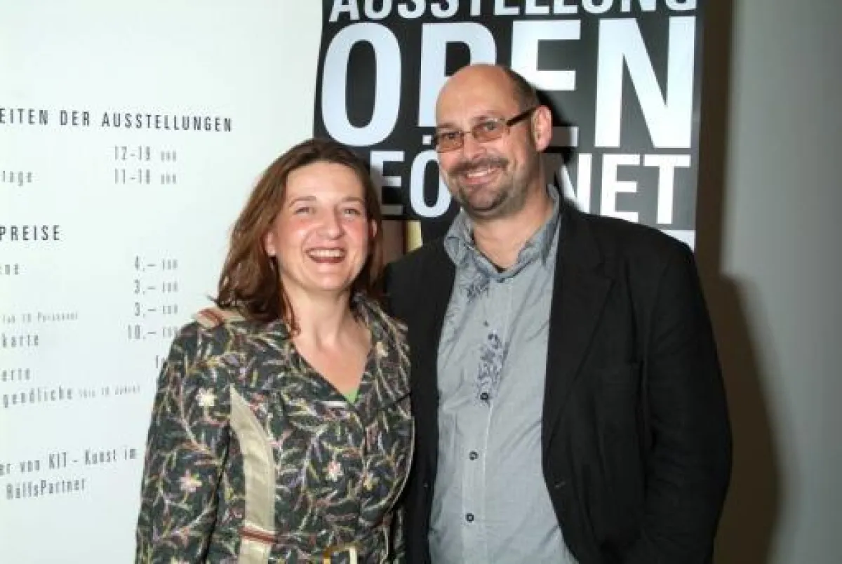 Die Gründer und Macher des designertreff düsseldorf, Bianca Seidel und Immo Schiller. Foto: (c) Reiner Kaltenbach, Düsseldorf