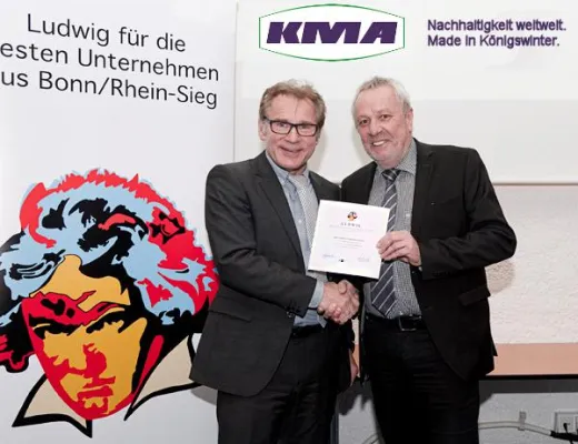 Bild: KMA Umwelttechnik für großen Mittelstandspreis „Ludwig 2018“ nominiert
