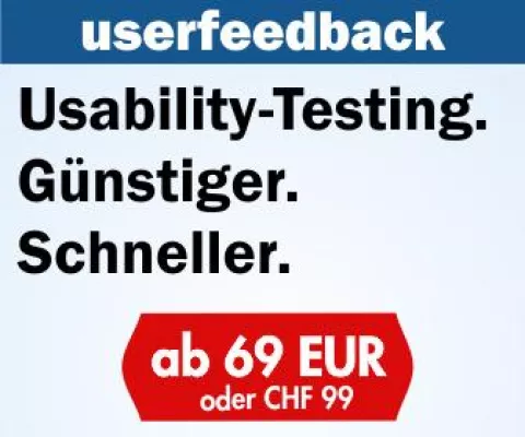 Bild: Benutzerfreundliche Webseiten mit Self-Service-Usability-Testing