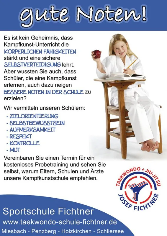 Bessere Noten durch Kampfkunst