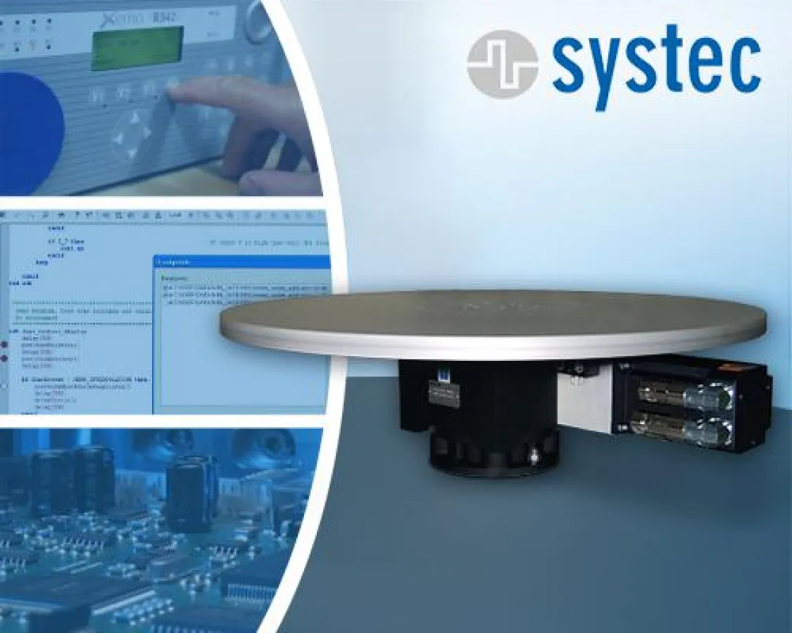 Drehtische mit Steuerung von Systec werden einbaufertig geliefert.