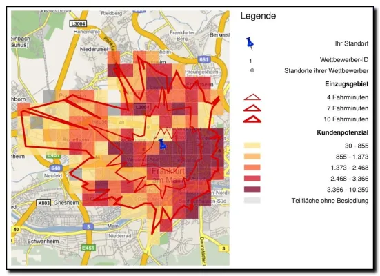 Bild: Standortanalyse im Internet jetzt auch als Light-Paket für Immobilienmakler, Berater und Existenzgründer