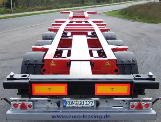Bild: Containertrucking: Euro-Leasing startet One-way-Chassis-Vermietung in Hamburg und Bremen