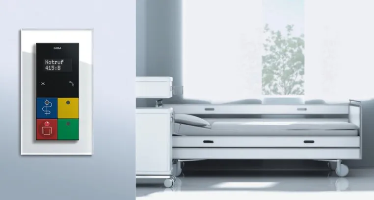 Gira: Gebäudetechnik für die Gesundheitswirtschaft - Alles aus einer Hand und einem Guss Bild: Gira: Gebäudetechnik für die Gesundheitswirtschaft - Alles aus einer Hand und einem Guss