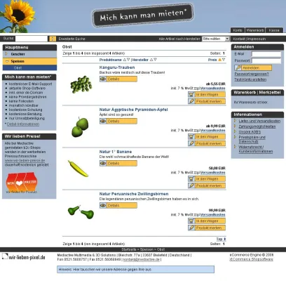 Bild: Online-Shop - Mieten statt kaufen