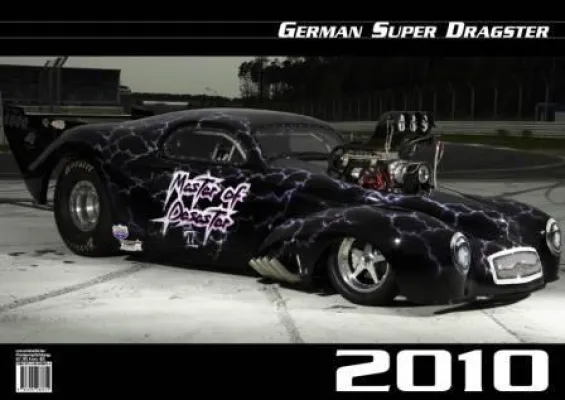 Bild: BollerWerk GmbH gibt Wandkalender "German Super Dragster 2010" heraus