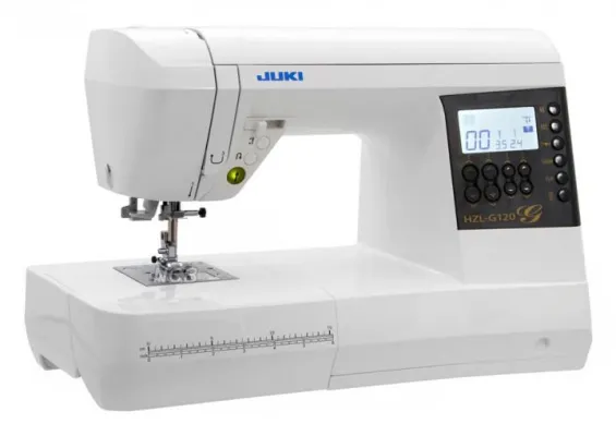 Bild: HZL-G120 von JUKI - eine Nähmaschine, die Anforderungen aus Industrie und Haushalt bedient