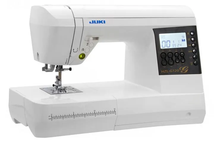 Bild: HZL-G120 von JUKI - eine Nähmaschine, die Anforderungen aus Industrie und Haushalt bedient