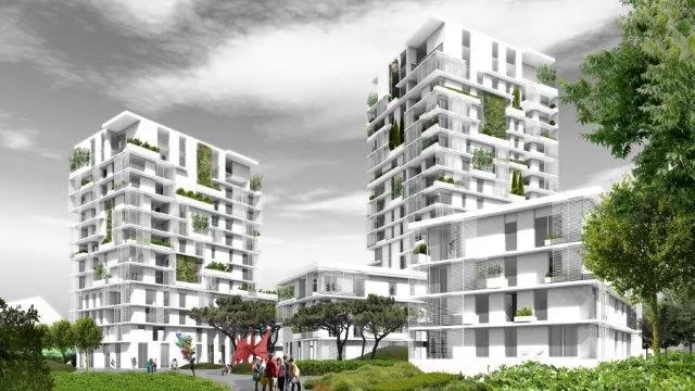 Bild: Grüne Wohntürme: Die Fachwelt schaut nach Erfurt