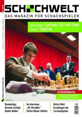 Bild: Zeitschrift Schachwelt ermöglicht eine Partie gegen Großmeister Jussupow