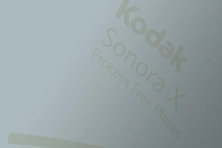 Kodak baut mit Vorstellung der SONORA X Platte seine führende Position aus Bild: Kodak baut mit Vorstellung der SONORA X Platte seine führende Position aus