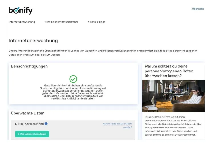 Identitätsdiebstahl: bonify startet IdentProtect als Rundum-Schutz für persönliche Daten Bild: Identitätsdiebstahl: bonify startet IdentProtect als Rundum-Schutz für persönliche Daten