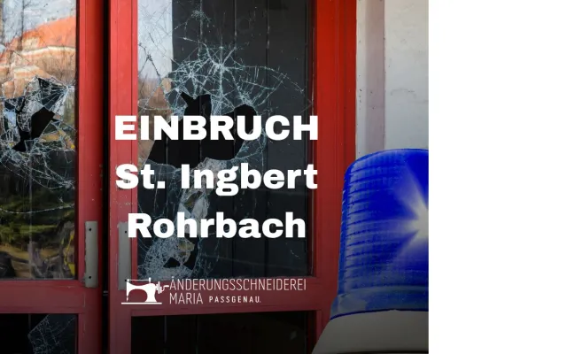 Bild: Zeugenaufruf nach Einbruch in Änderungsschneiderei Maria in St. Ingbert