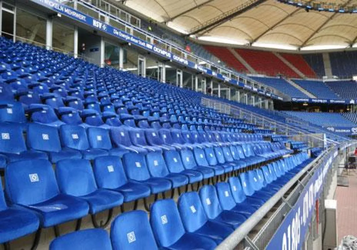 Sitztribüne in Hamburg