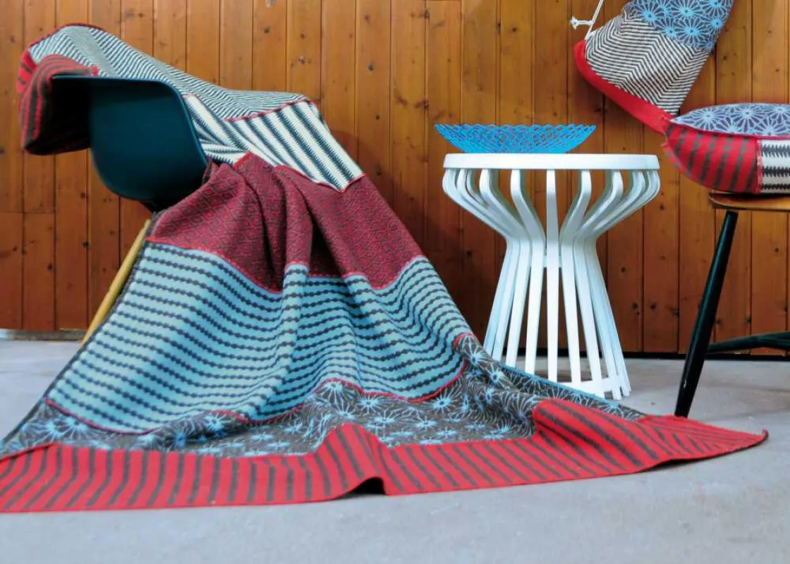 David Fussenegger Flanelldecke Eco Mustermix mit Nähten 3375 bei tablewear.de