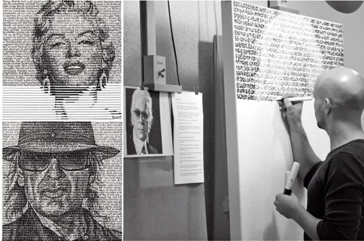 Wortmalerei - SAXA schreibt seine Bilder