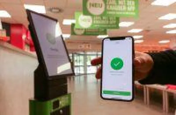 Bild: snabble ermöglicht Einkaufen ohne Kasse durch sichere Bezahlung per App bei Knauber