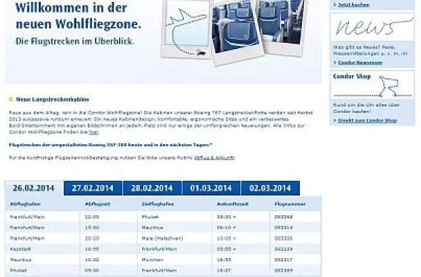 Bild: Hier fliegt die Condor Wohlfliegzone