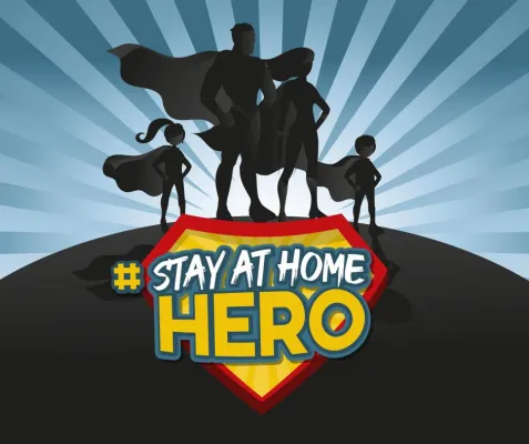 Bild: #StayathomeHero – eine Online-Kampagne für rekordverdächtige Helden in Zeiten des Coronavirus