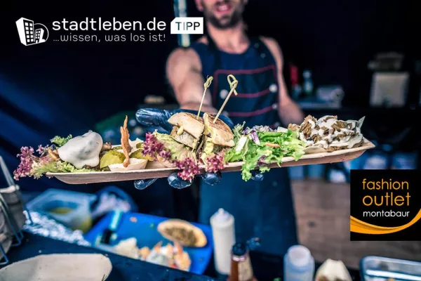 Bild: 17. & 18.9.: Fashion Outlet Montabaur & Stadtleben präsentieren das erste Street Food Festival in Montabaur