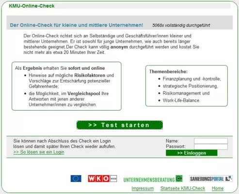 Bild: Insolvenz aktuell - Online Check für KMU online - Motto - Nicht wegducken – sondern hingucken