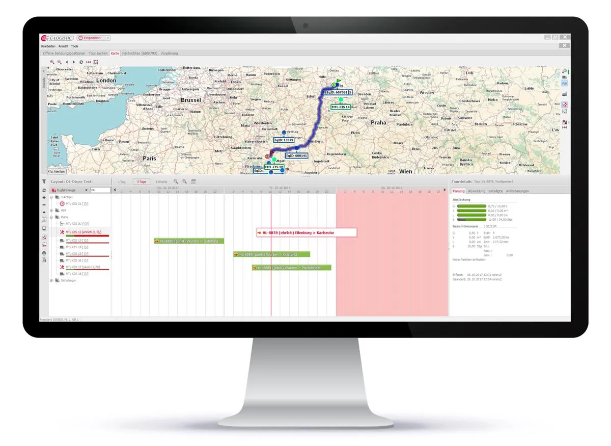 C-Logistic: Grafische Disposition