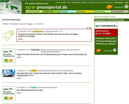 Bild: DLG und agrar-presseportal.de kooperieren zur Agritechnica 2009