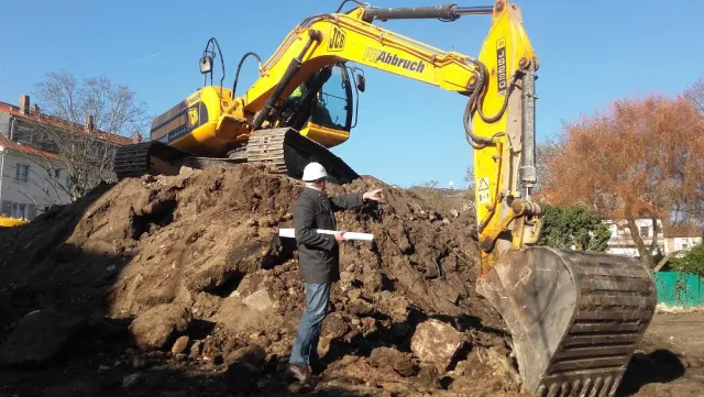 Bild: Baubeginn für Genius2 im Zentrum Neu-Isenburgs