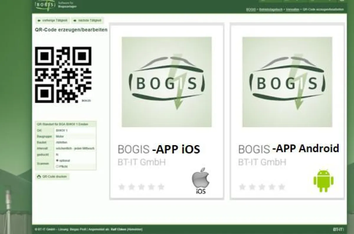 BOGIS 3.0 - Software für Biogasanlagen