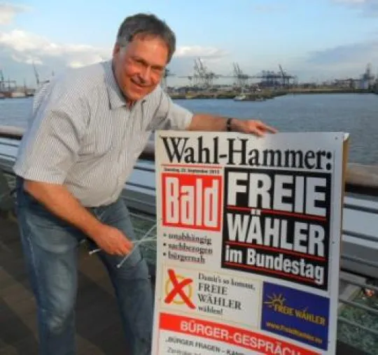 FREIE WÄHLER Hamburg: "Schlagzeilenträchtige“ Plakatkampagne für den Großstadtdschungel / Bundestagswahl Bild: FREIE WÄHLER Hamburg: "Schlagzeilenträchtige“ Plakatkampagne für den Großstadtdschungel / Bundestagswahl