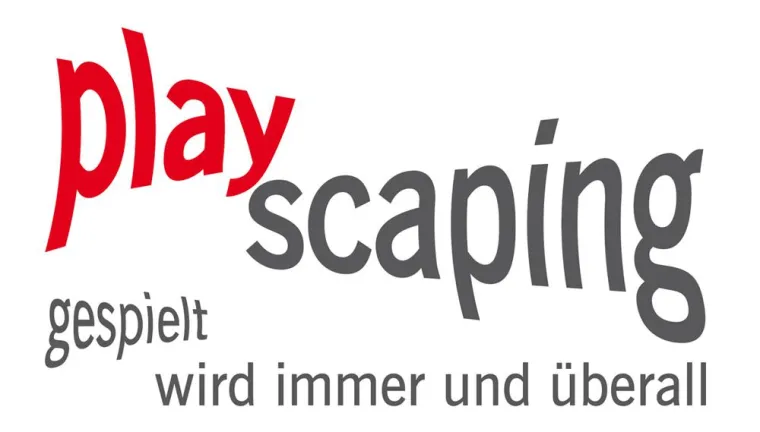 Bild: playscaping-Ausstellung auf dem Galabau-Messestand von BSW