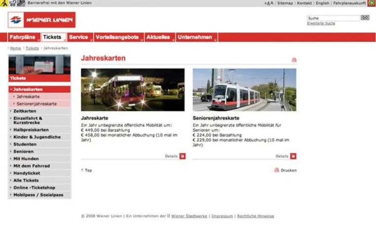 Wien fährt gut mit Online-Tickets aus Hamburg Bild: Wien fährt gut mit Online-Tickets aus Hamburg