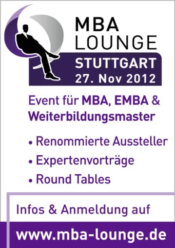 Bild: MBA Lounge Stuttgart feiert am 27.11. Premiere