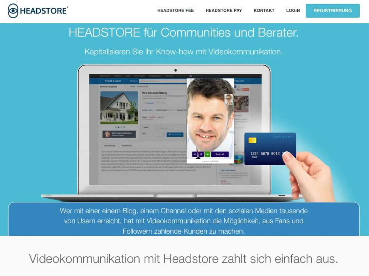 Headstore ermöglicht Videoberatung für Communities, Unternehmen und Einzelpersonen