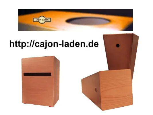 Bild: Cajon-Laden.de mit umfangreicher Auswahl an Cajón, Kleinpercussion, Tontechnik und mehr