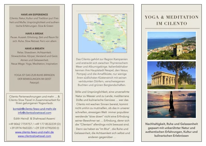 Yogaurlaub im Cilento Bild: Yogaurlaub im Cilento