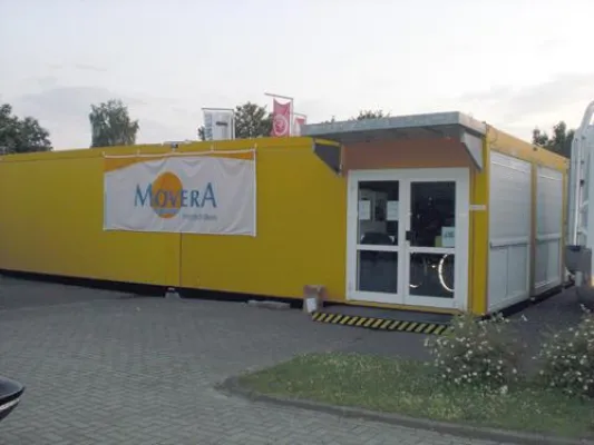 Mobile Raumsysteme sichern Betrieb nach Feuer Bild: Mobile Raumsysteme sichern Betrieb nach Feuer