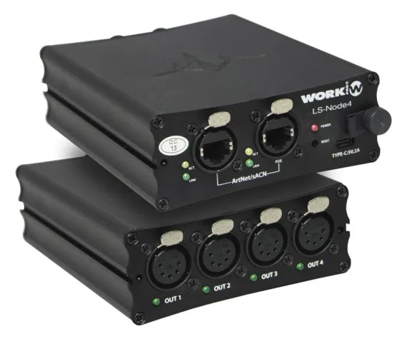 Bild: WORK PRO stellt LightShark LS-Nodes vor