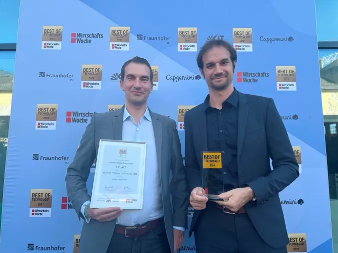 Bild: Sales Automation im Fokus: Startup Mainition gewinnt Best of Technology Award 2024