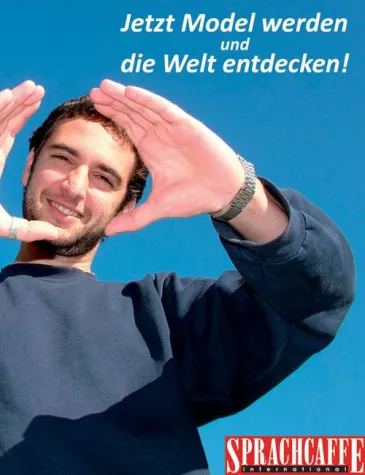 Bild: Wer wird Sprachcaffes next Katalog-Model?