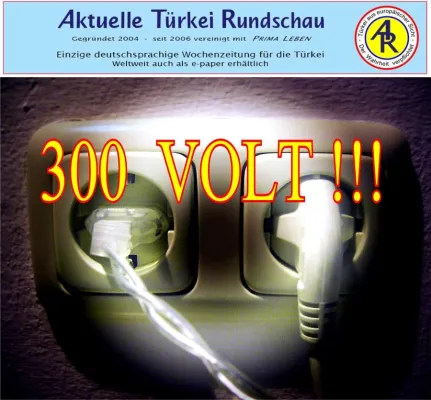 Bild: Aktuelle Türkei: Unglaublich - Mehr als 300 Volt an der normalen Steckdose