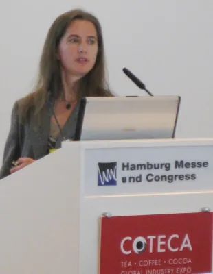 Bild: COTECA -Fachmesse mit Edelkakao-Vortrag von ForestFinance-Kakaoexpertin Dr. Silke Elwers