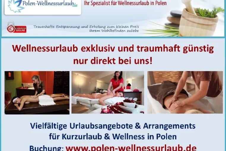 Bild: Wellnessurlaub an der polnischen Ostsee: Günstige Wellnessangebote exklusiv bei Polen-Wellnessurlaub.de