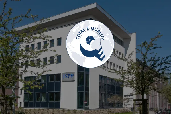INP zum fünften Mal für Chancengleichheit ausgezeichnet – TOTAL E-QUALITY-Prädikat und Nachhaltigkeitspreis verliehen Bild: INP zum fünften Mal für Chancengleichheit ausgezeichnet – TOTAL E-QUALITY-Prädikat und Nachhaltigkeitspreis verliehen