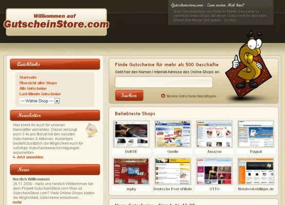 Bild: Bei Online-Einkäufen einfach so viel Geld sparen – neues Gutscheinportal mit über 500 Shops
