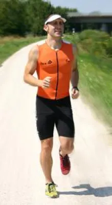 Bild: Zum Saisonabschluss Dritter im Halbmarathon