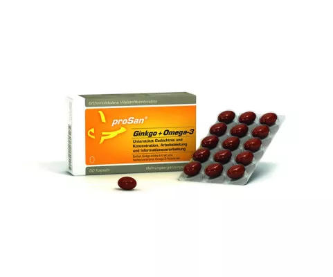 Energie für das Gehirn - Ginkgo-biloba + Omega-3-Fettsäuren Bild: Energie für das Gehirn - Ginkgo-biloba + Omega-3-Fettsäuren