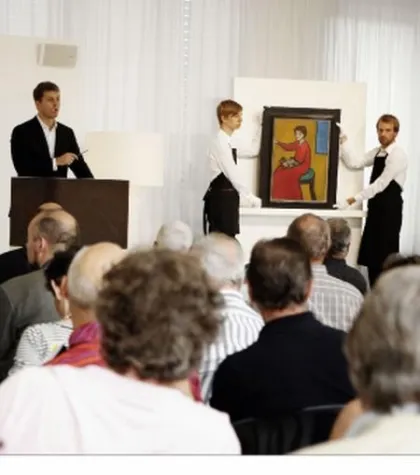 Bild: Kunst als gefragtes Investitionsgut - Ungebremste Kauflust sorgt für hohe Steigerungen bei Kunstauktion