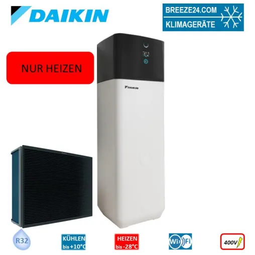 Bild: DAIKIN Set ETSH16P50D Hydrobox 477l + Wärmepumpe EPRA14DW1 14kW