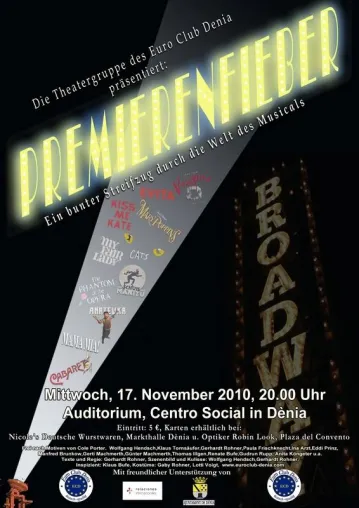 Bild: Premierenfieber im Centro Social
